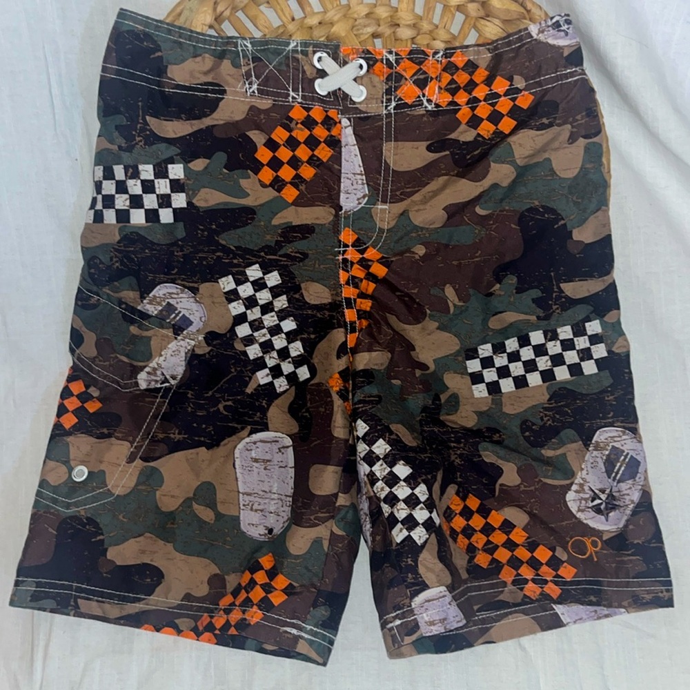 Op board shorts. Boys size M (8).